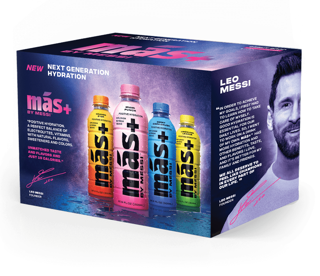 Commemorative Launch Pack Más+ by Messi
